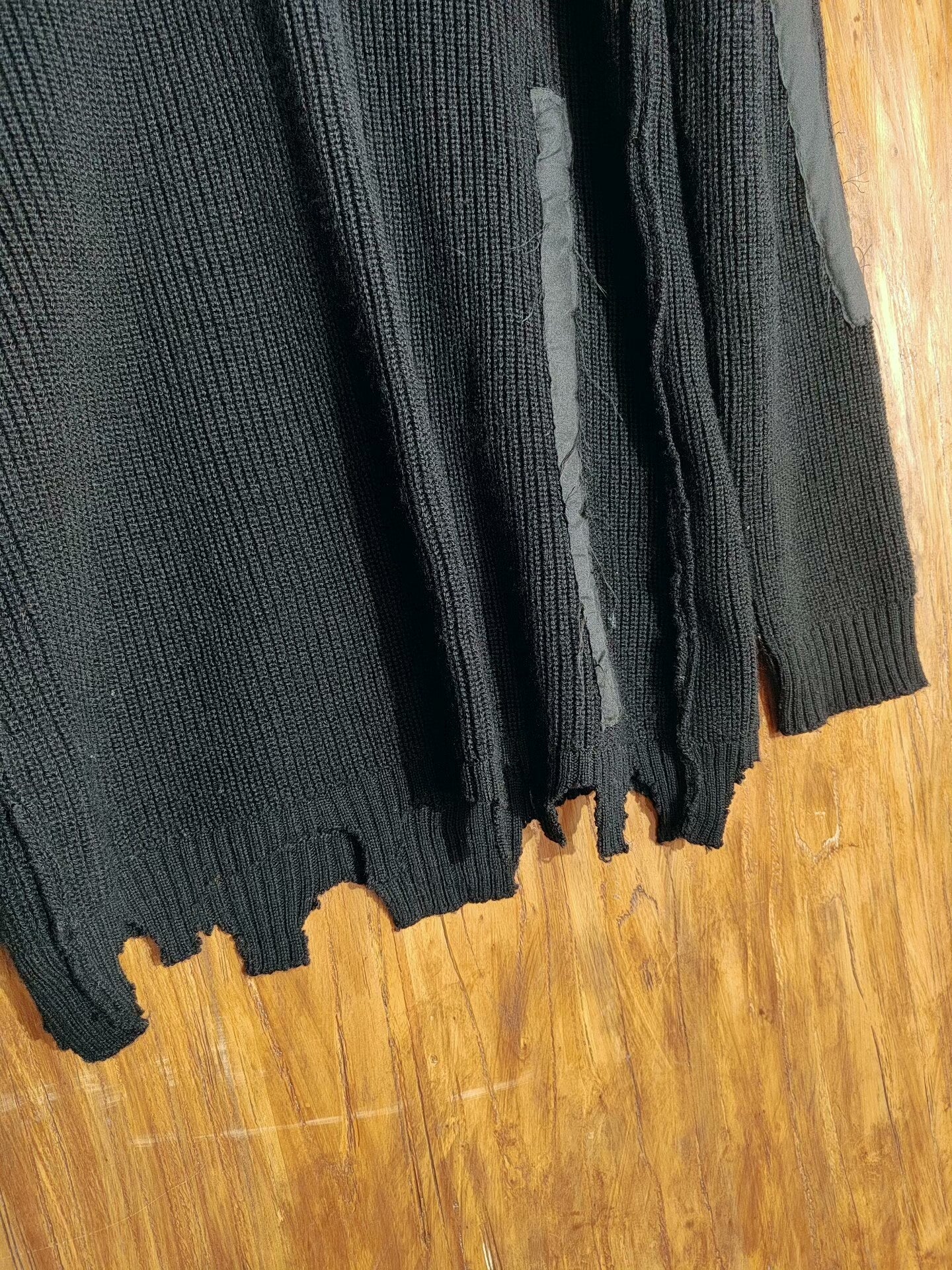 YUKIO MISHIMA Black Knit Sweater