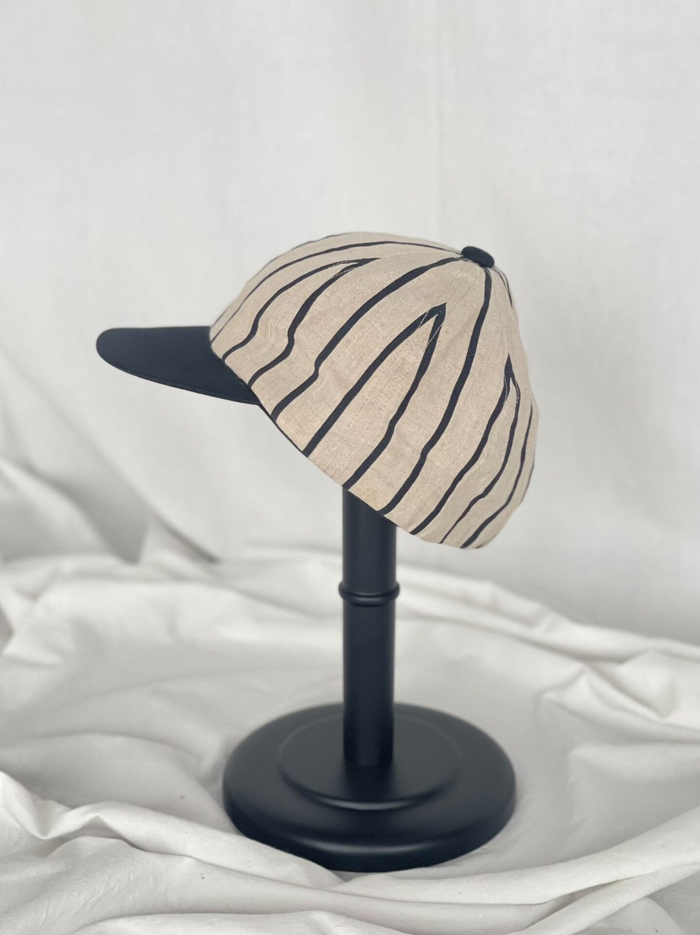 Yohji Yamamoto Striped Baseball Cap