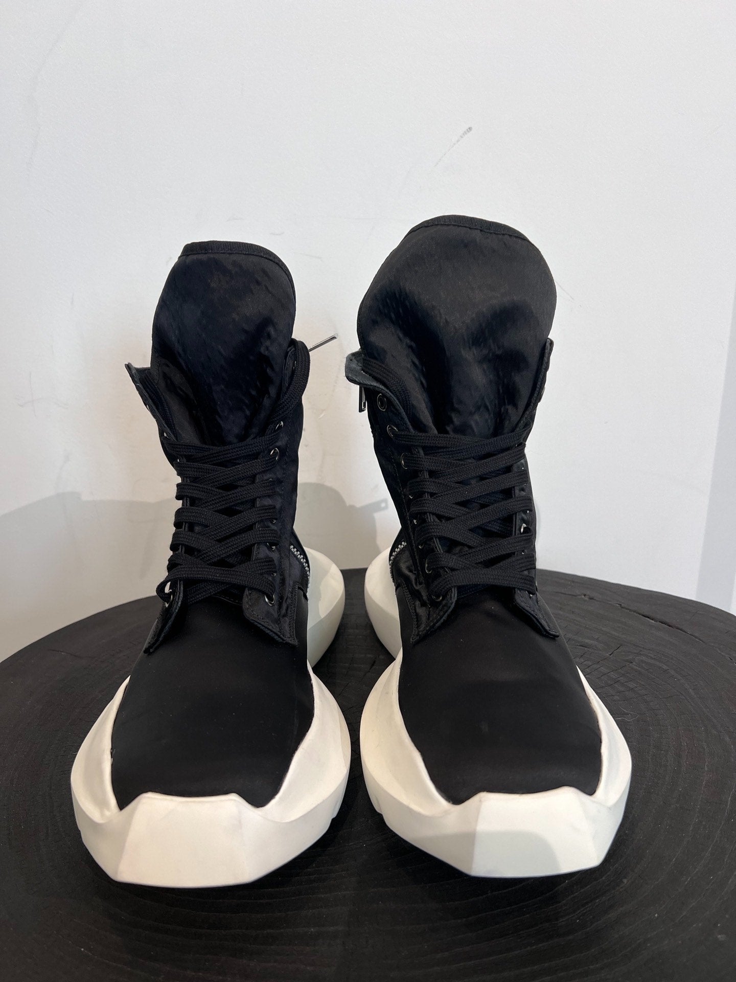Rick Owens Drkshdw Nylon Mid-Top Sneakers