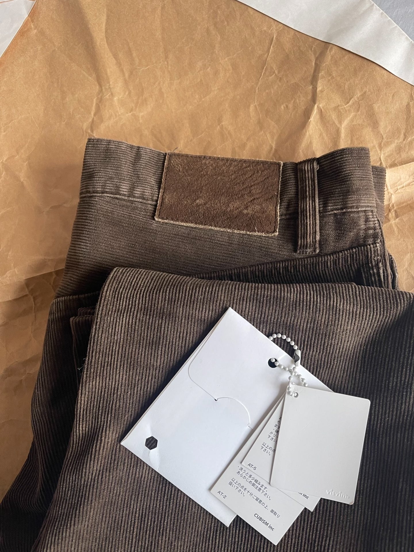 VISVIM FLUXUS N.D SLUB Corduroy Pants