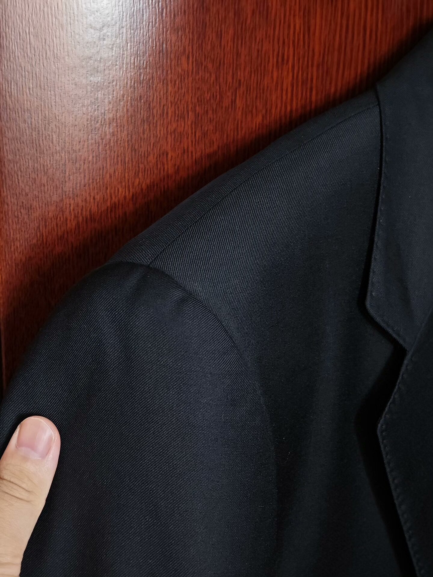 Zegna Trofeo Black Wool Blazer