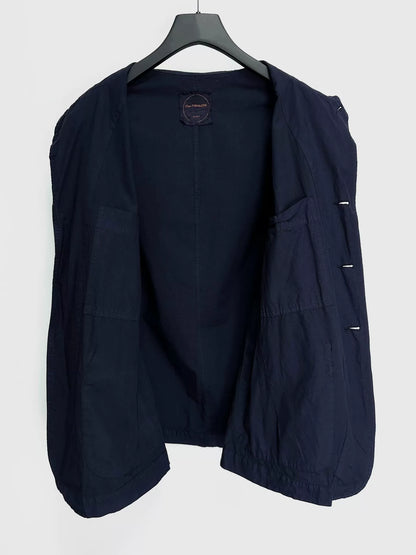 blue dyed cotton jacket from Vidalenc