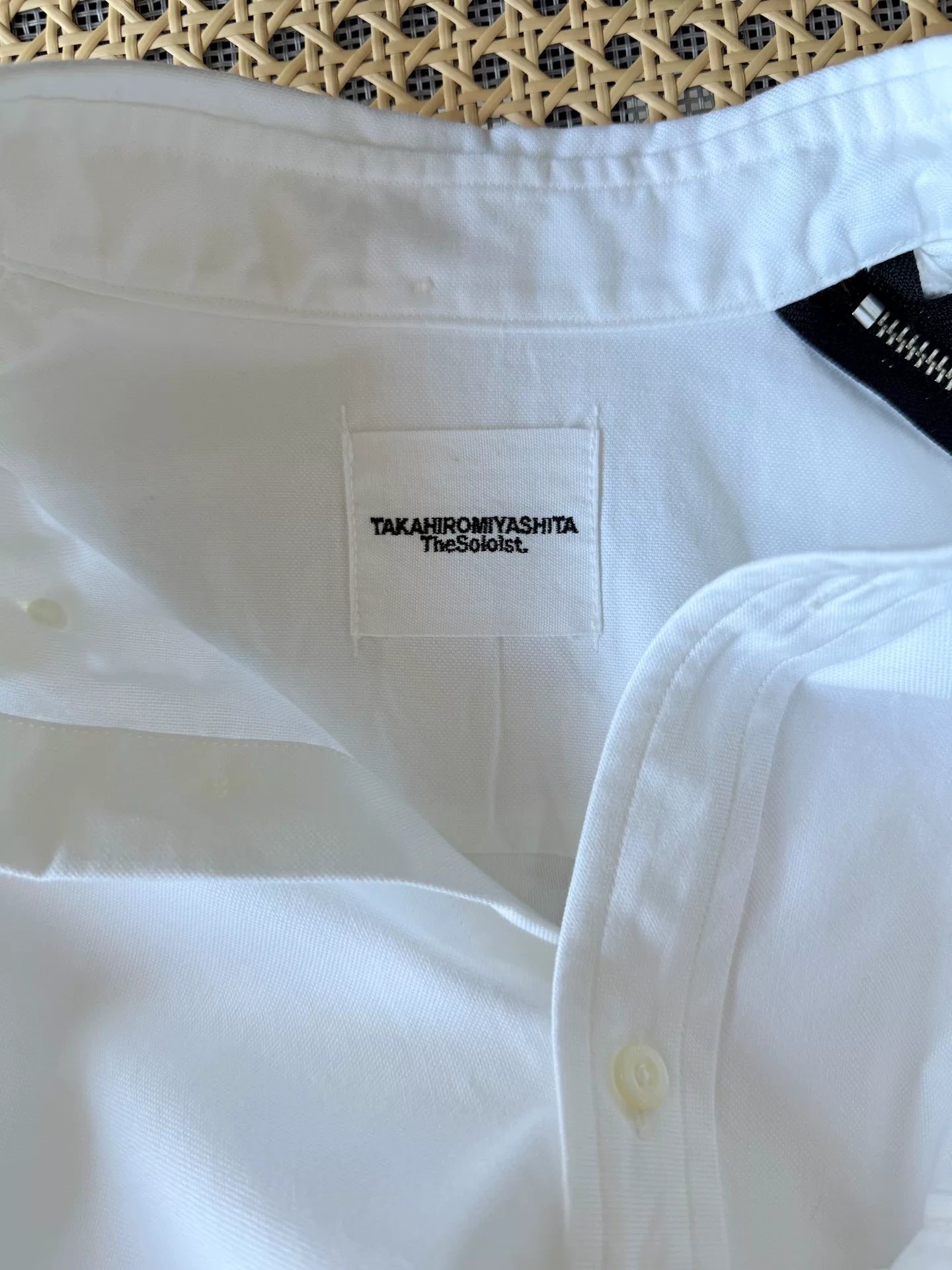 white long sleeve shirt by takahiromiyashita