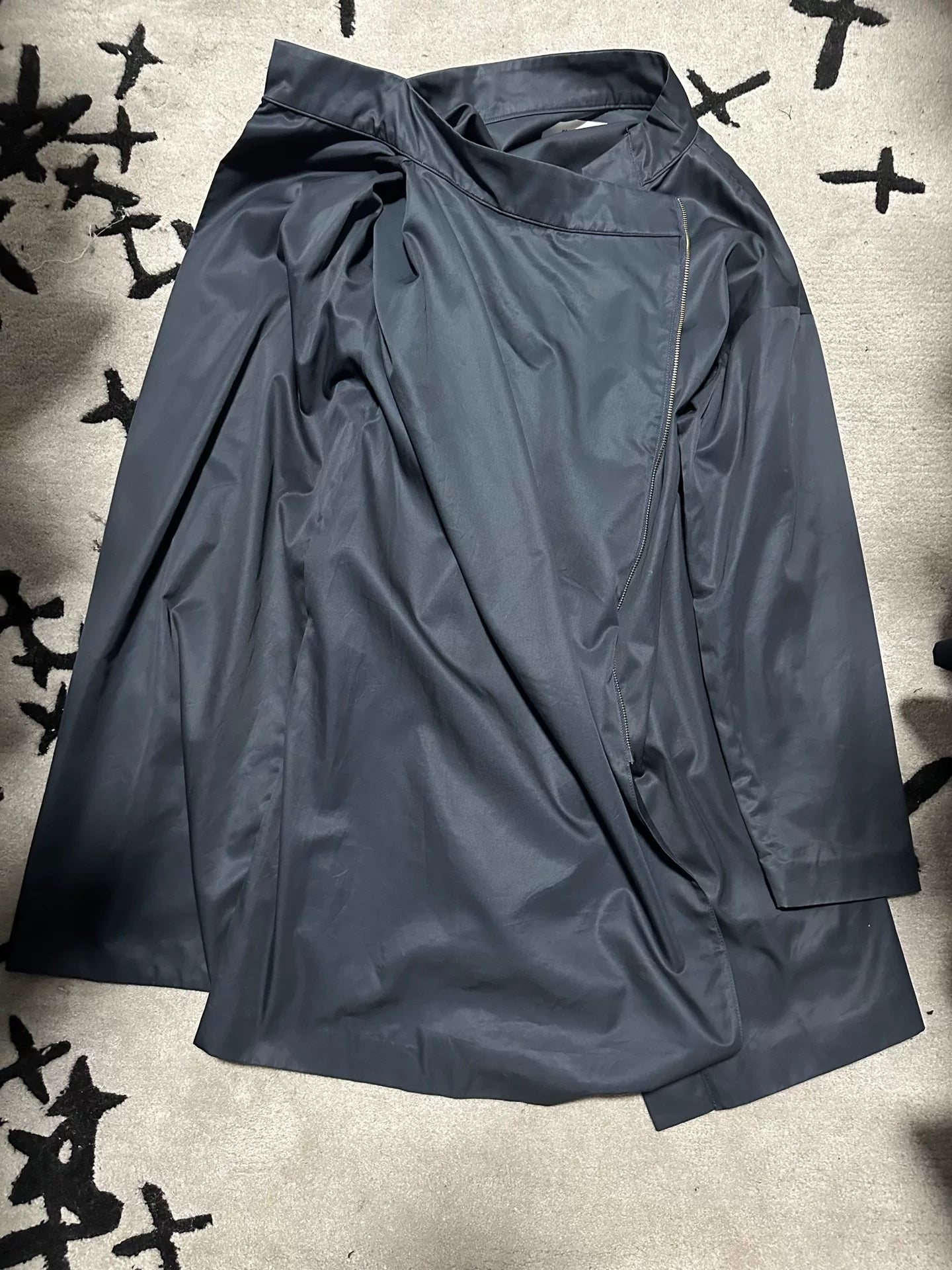 hussein chalayan structured sleeve shirt coat