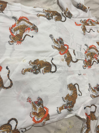 Wacko Maria x Tim Lehi Flame Tiger Shirt