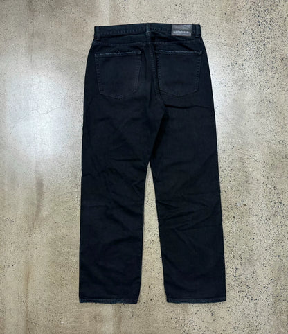 Vuja De Relaxed-Fit Black Denim Jeans