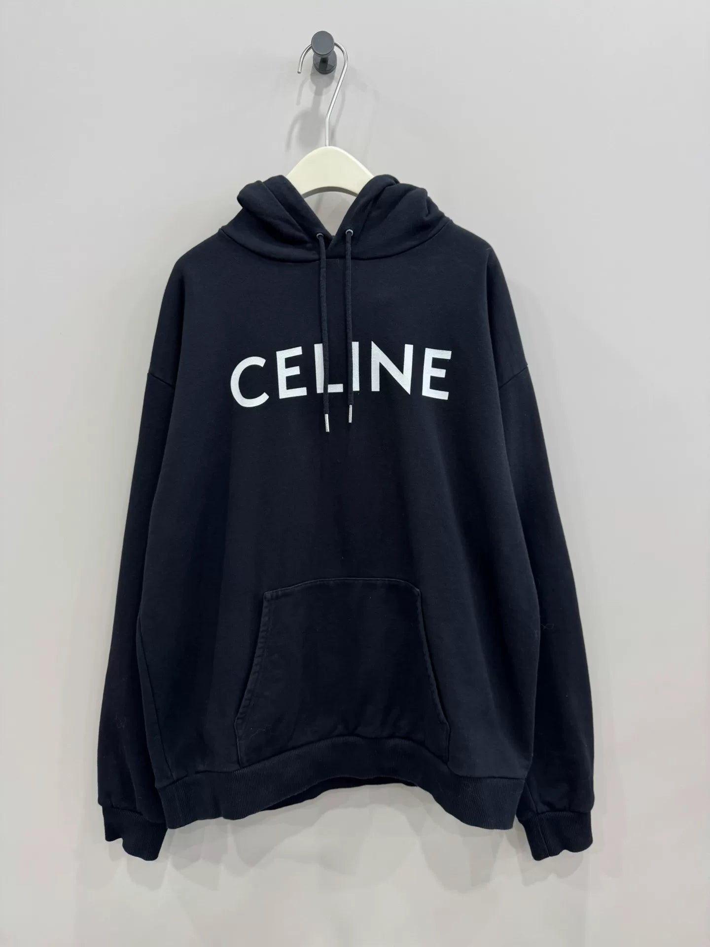celine black oversized hoodie XXL size
