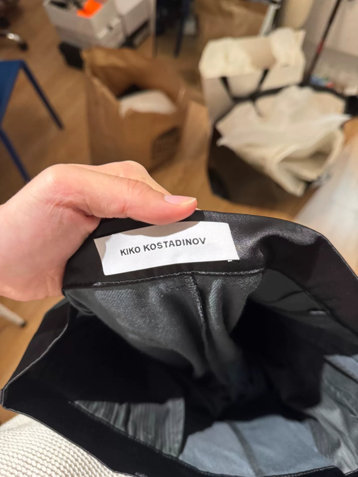 stylish kiko kostadinov ugo side trousers