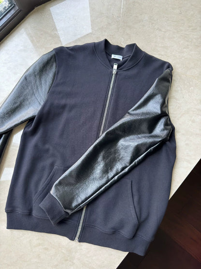 YSL Men's Patchwork Baseball Jacket