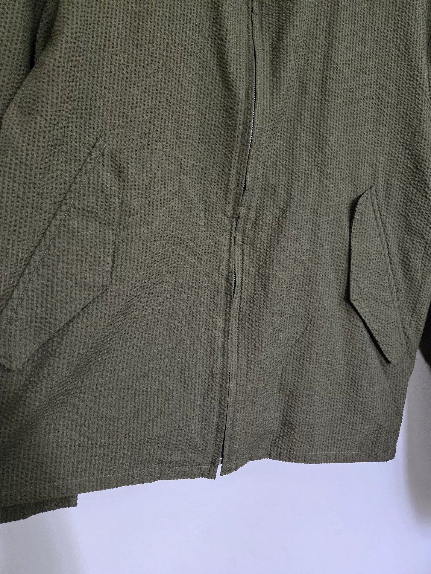 Auralee Silk Harrington Jacket