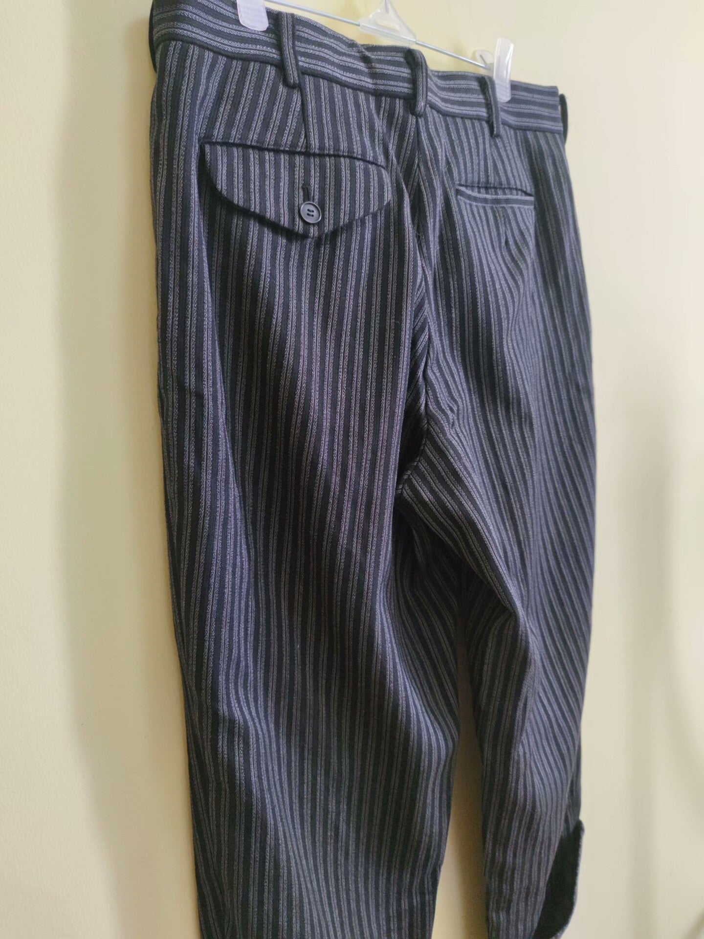 Comme des Garçons Striped Wool Pants