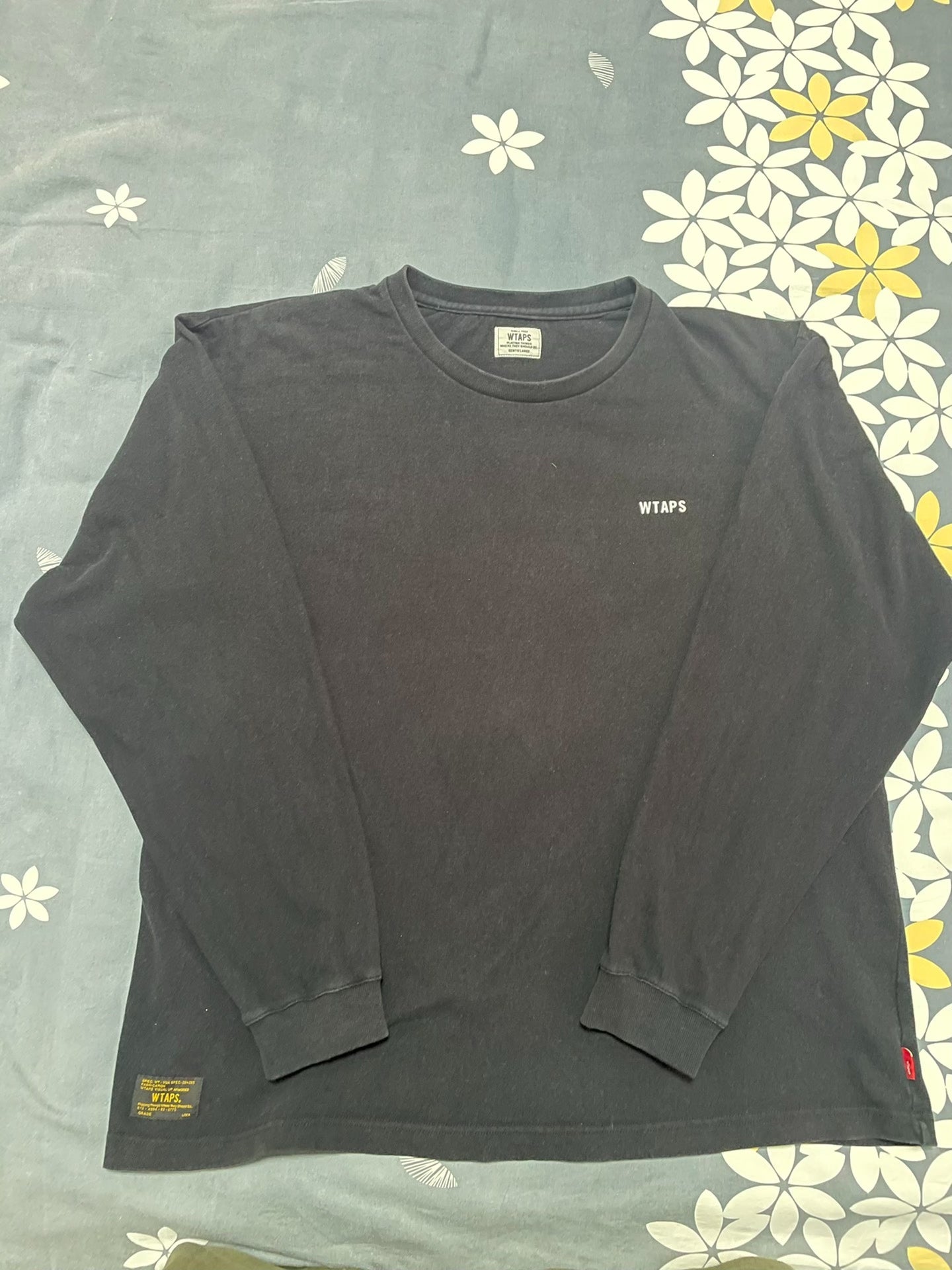 Wtaps 171ATDT-CSM07 Design LS Black Pullover