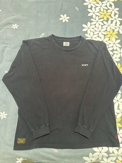 Wtaps 171ATDT-CSM07 Design LS Black Pullover