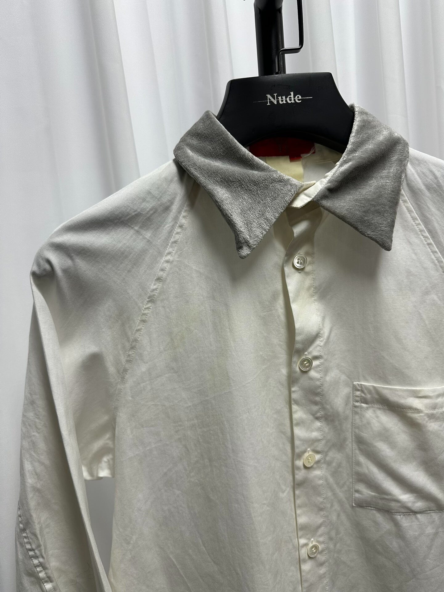 Yohji Yamamoto Y's Velvet Panel Shirt