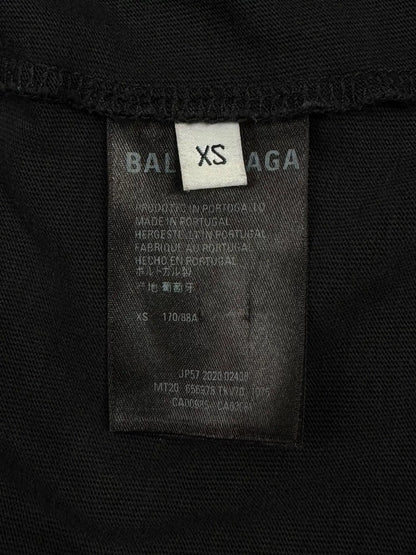 vintage balenciaga flame print tee