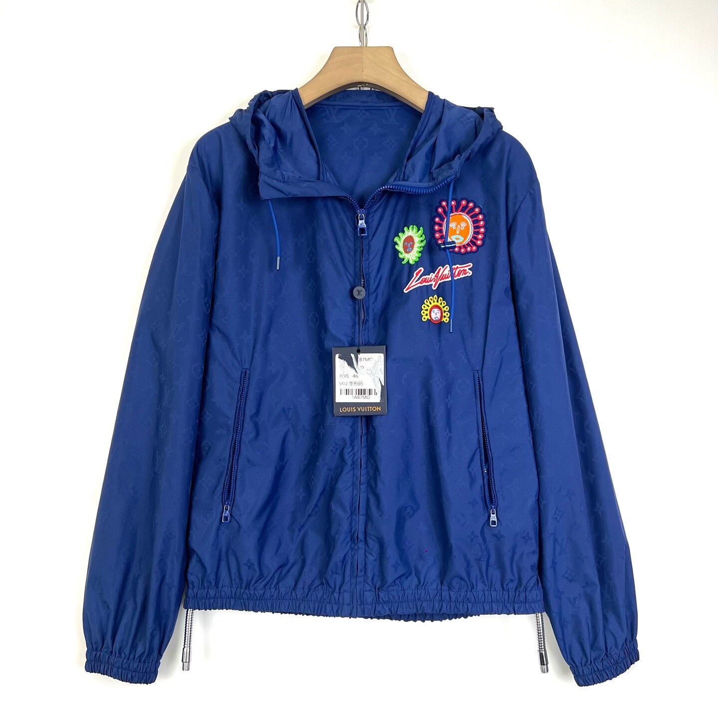 Louis Vuitton Yayoi Kusama Blue Zip Jacket