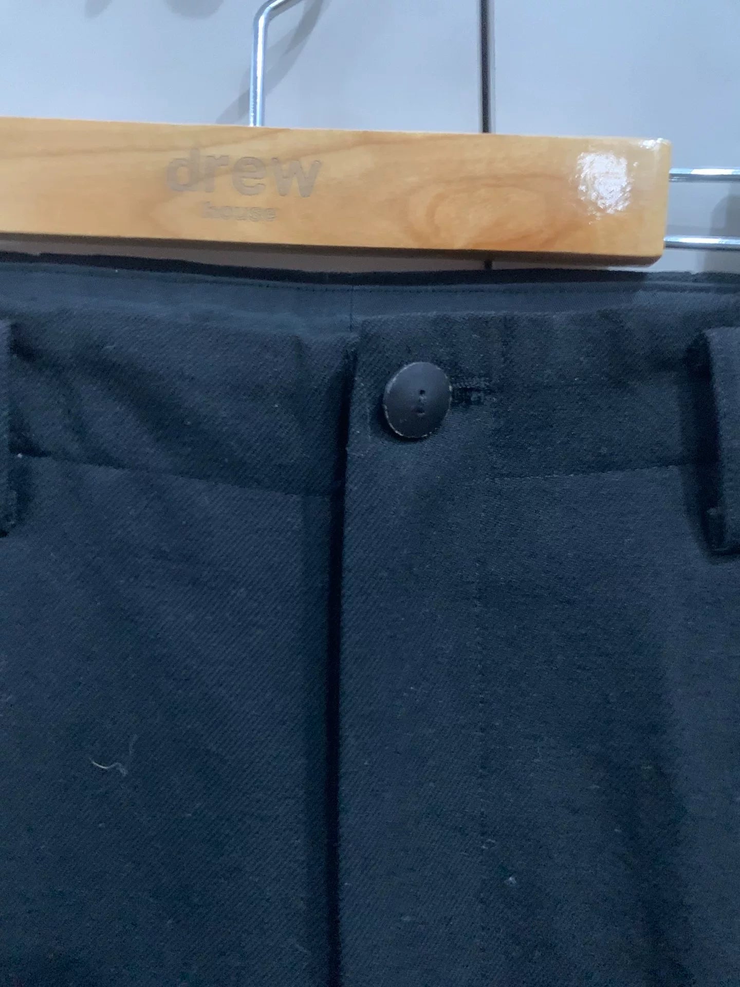 Yohji Yamamoto 02AW Leather Buckle Trousers