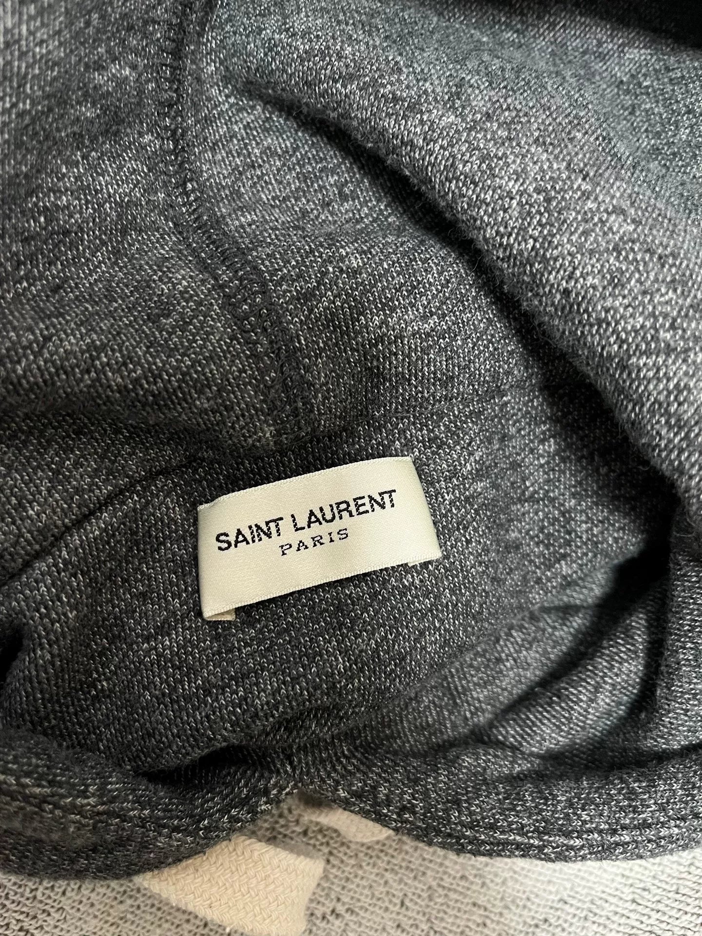 Saint Laurent Gray Hoodie Size L