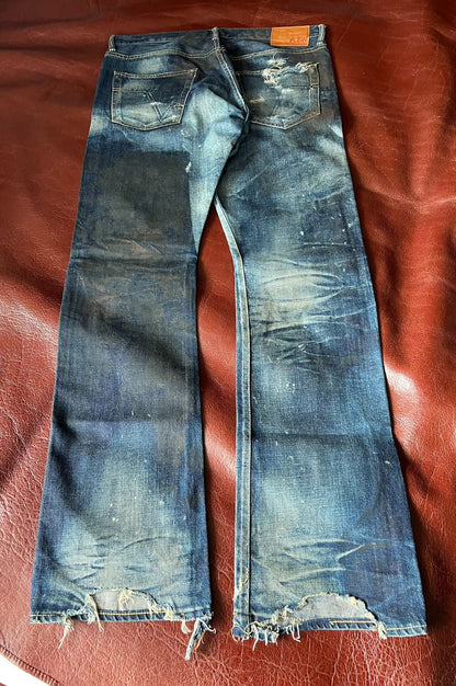 PLEIN FOUR Red Selvedge Japanese Denim Jeans