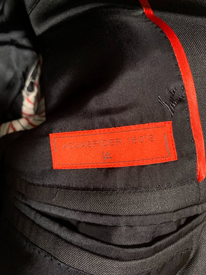 isaia Napoli grey single breasted blazer