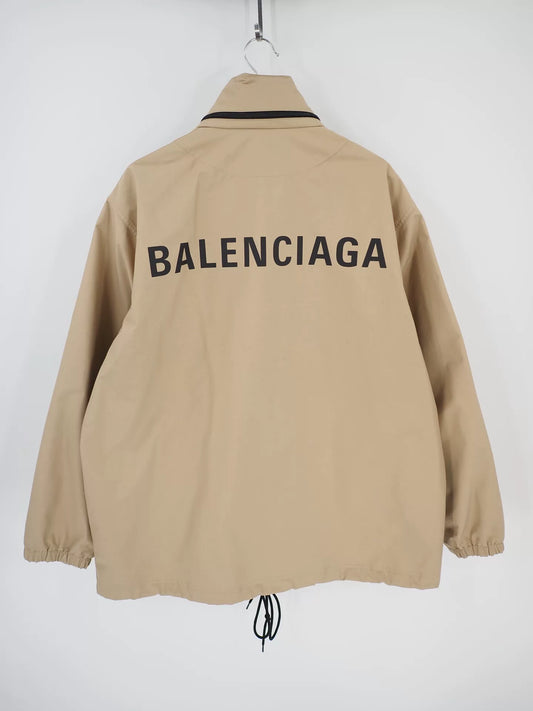 balenciaga khaki oversized jacket