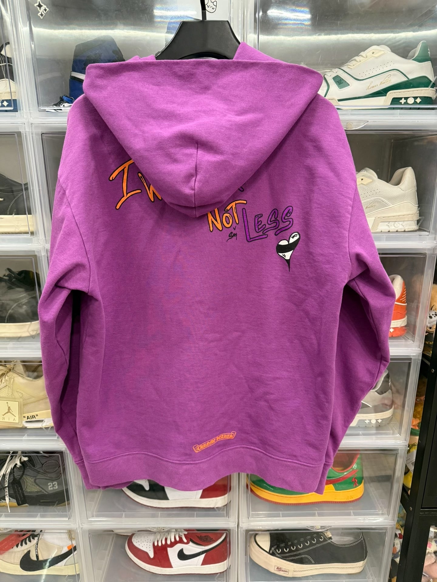 Chrome Hearts Mattyboy Purple Graffiti Hoodie