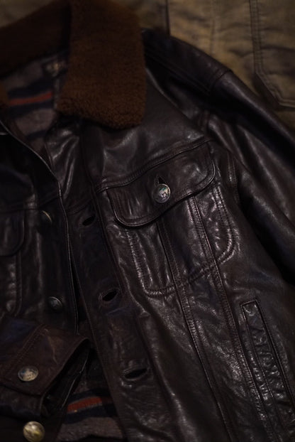 RRL Double RL Leather Jacket M