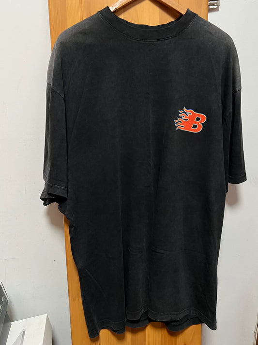 Balenciaga Flame Graphic T-Shirt for Men