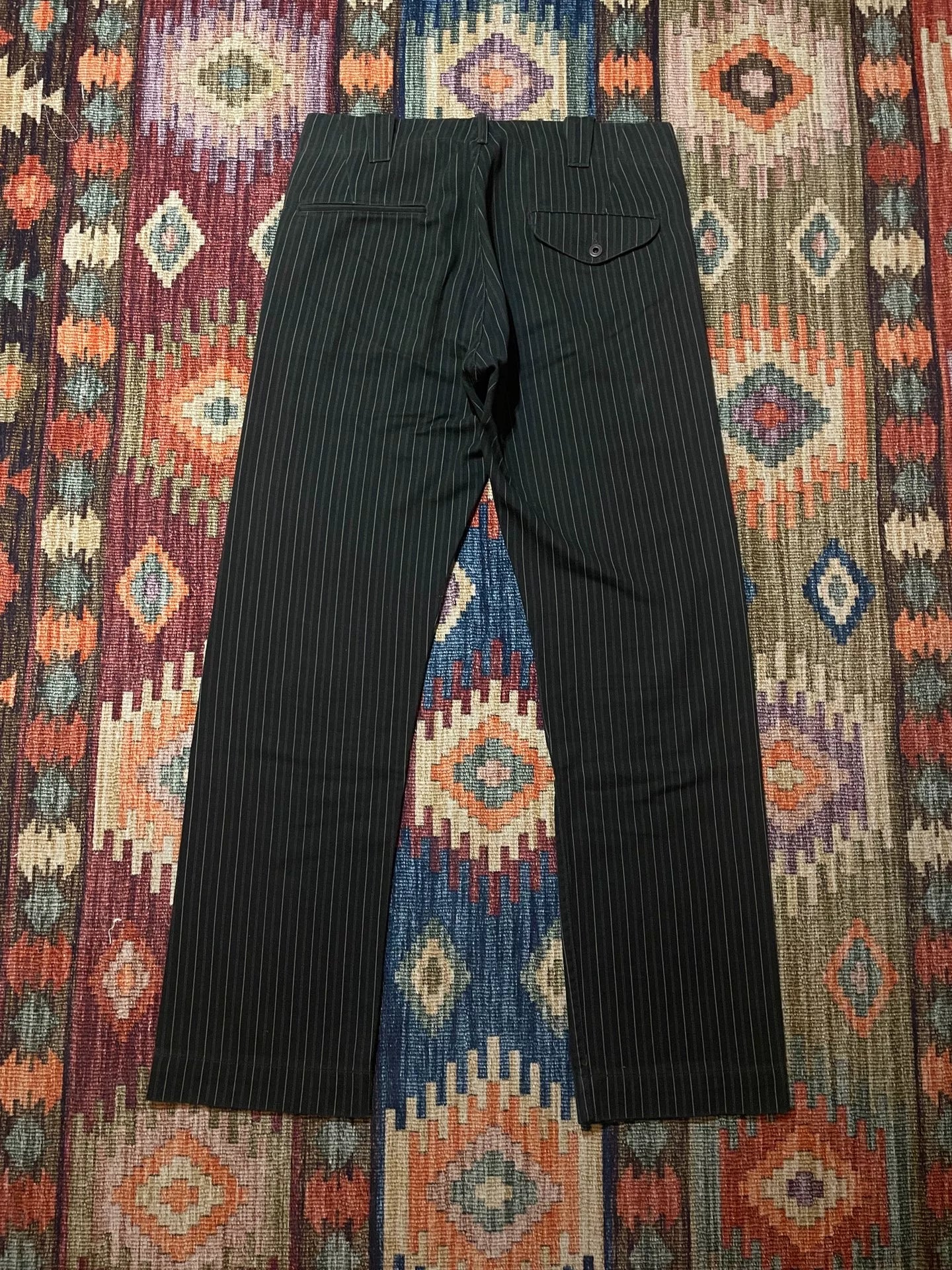 RRL Rare Depp Washed Striped Cargo Pants