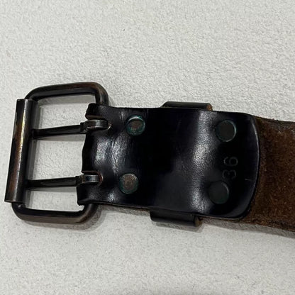 RRL Classic Military Style Leather Belt