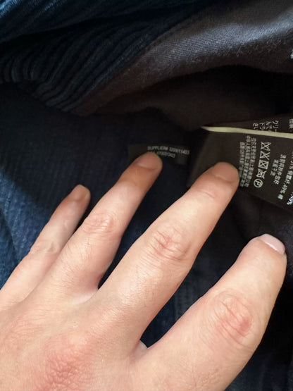 rrl blue denim corduroy blazer