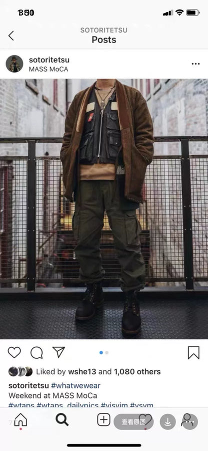 visvim dotera coat harris tweed jacket