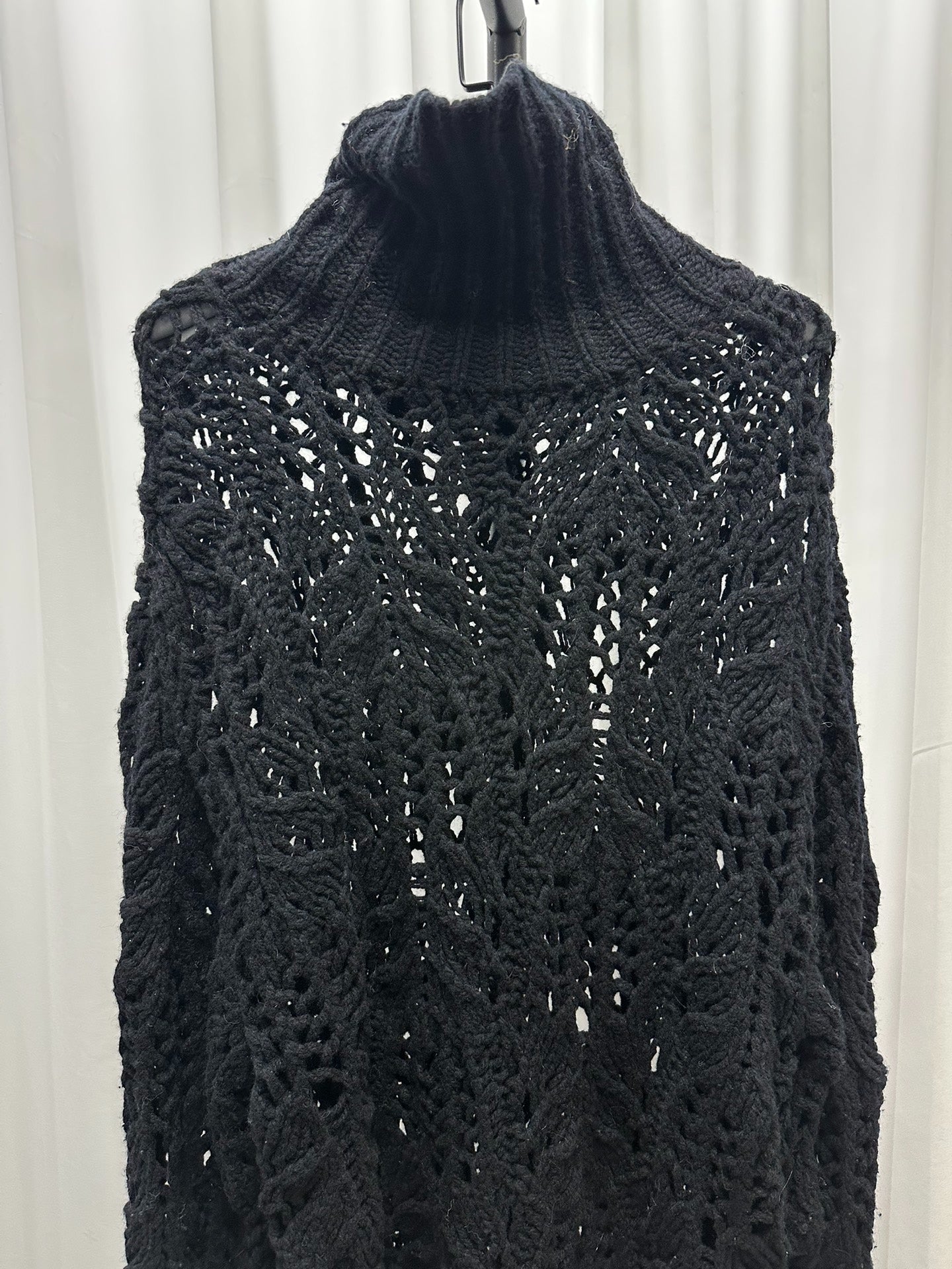 Dries Van Noten Oversized Openwork Wool Sweater