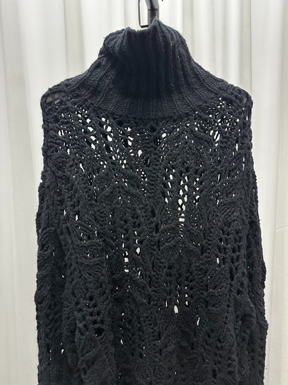 Dries Van Noten Oversized Openwork Wool Sweater