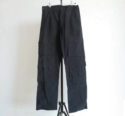 martine rose black cargo trousers for autumn
