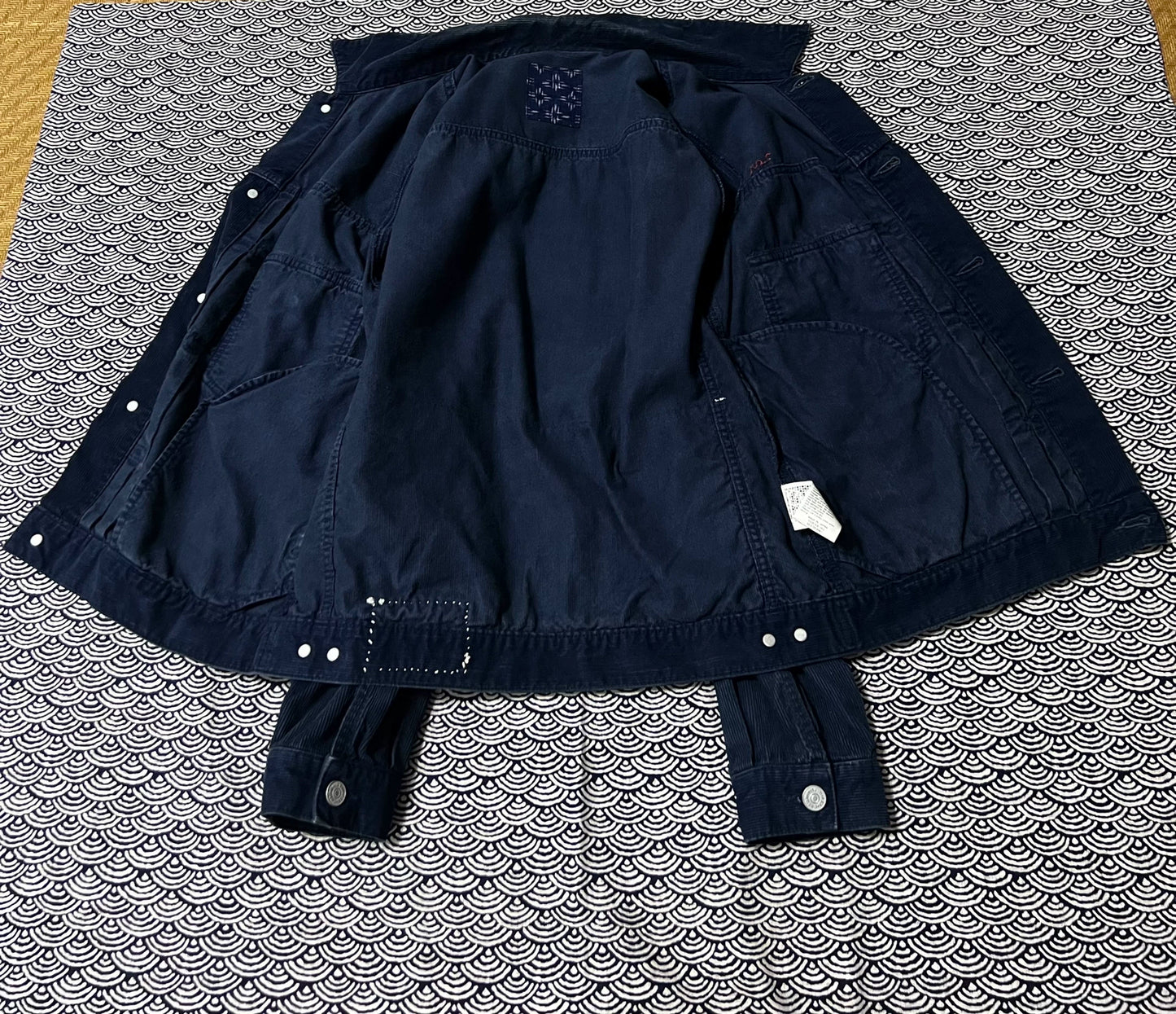 Visvim Corduroy Blue Bandana Jacket