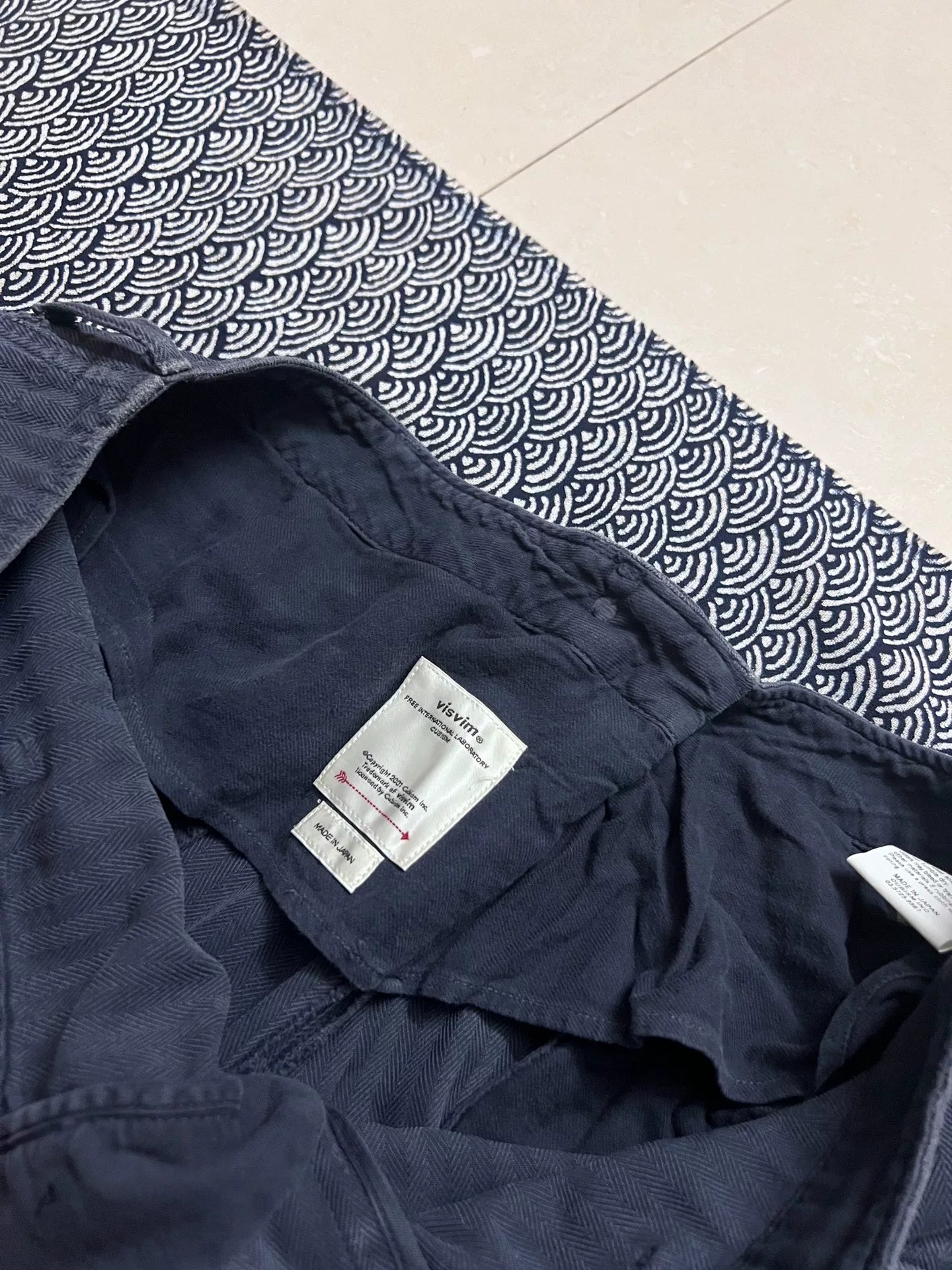 visvim 20SS Splatter Distressed Cargo Shorts
