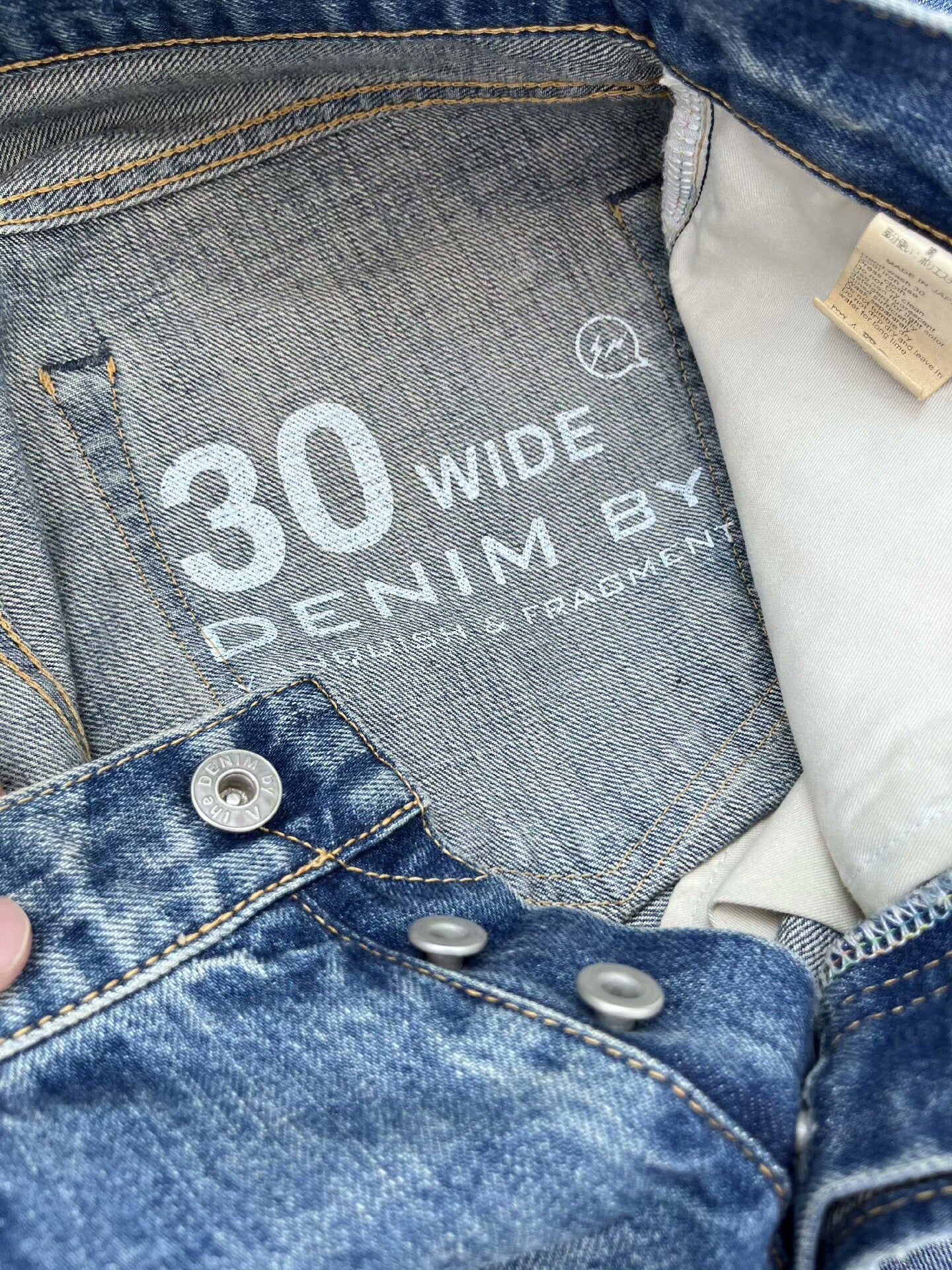 Vanquish Fragment Wide Denim Jeans
