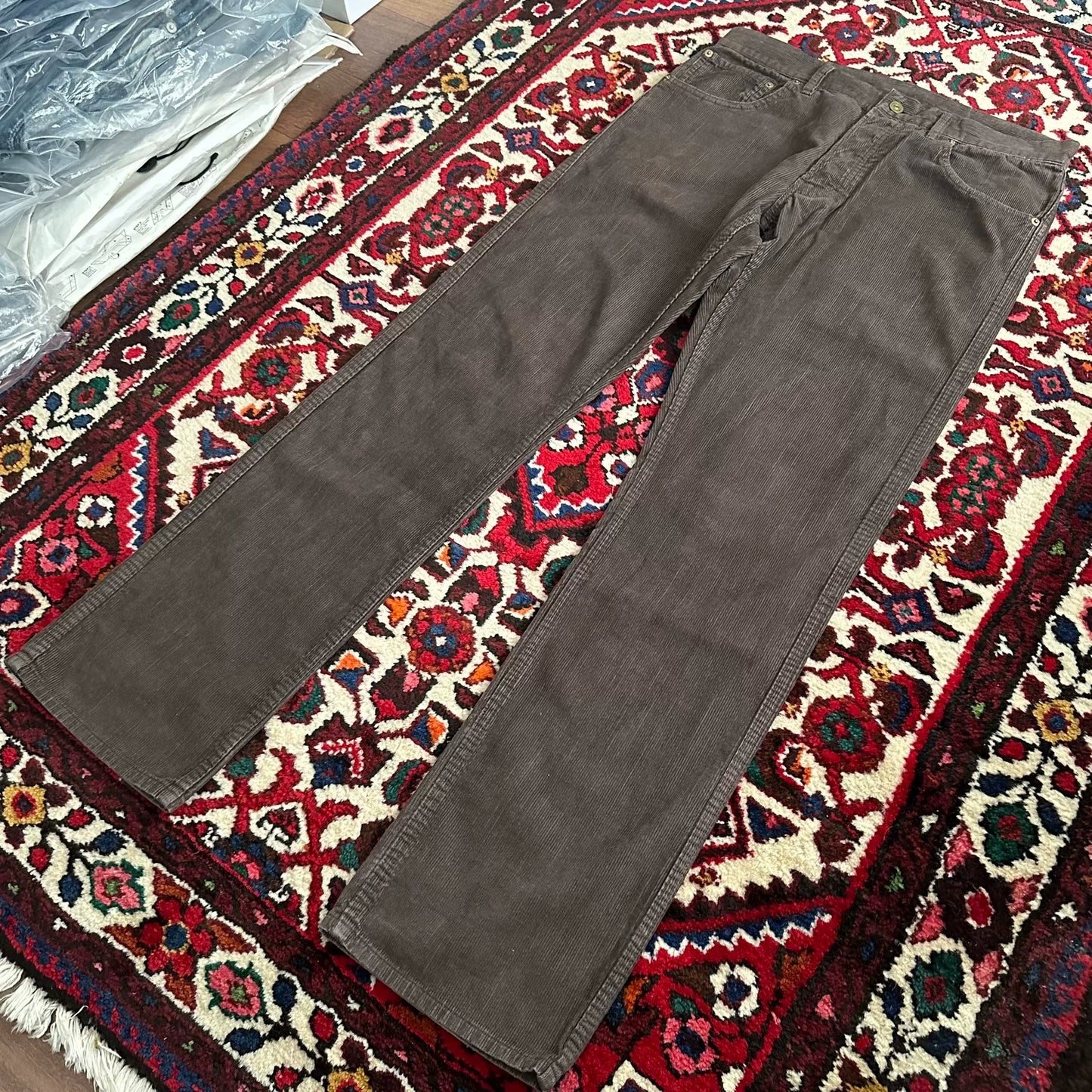 Visvim Brown Corduroy Pants Size 1