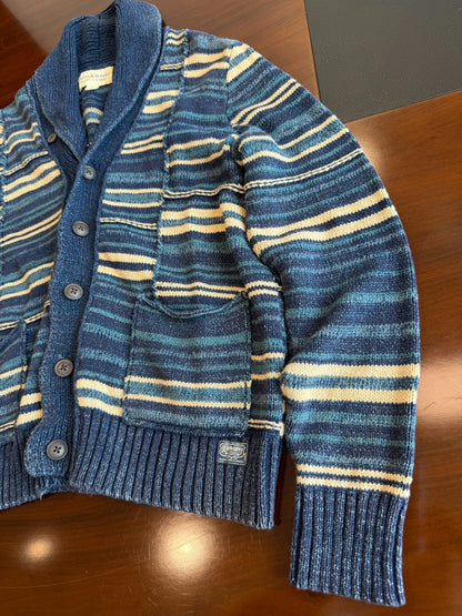 Ralph Lauren POLO Striped Knit Cardigan