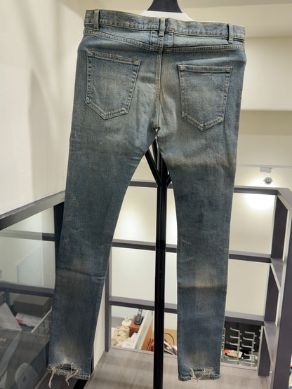 Saint Laurent Distressed Denim Pants