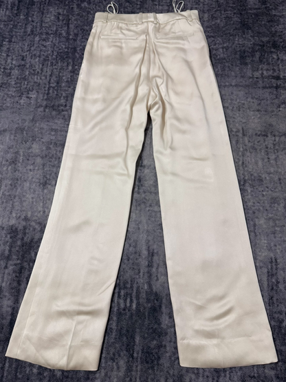 Saint Laurent 23SS Beige Wide-Leg Pants