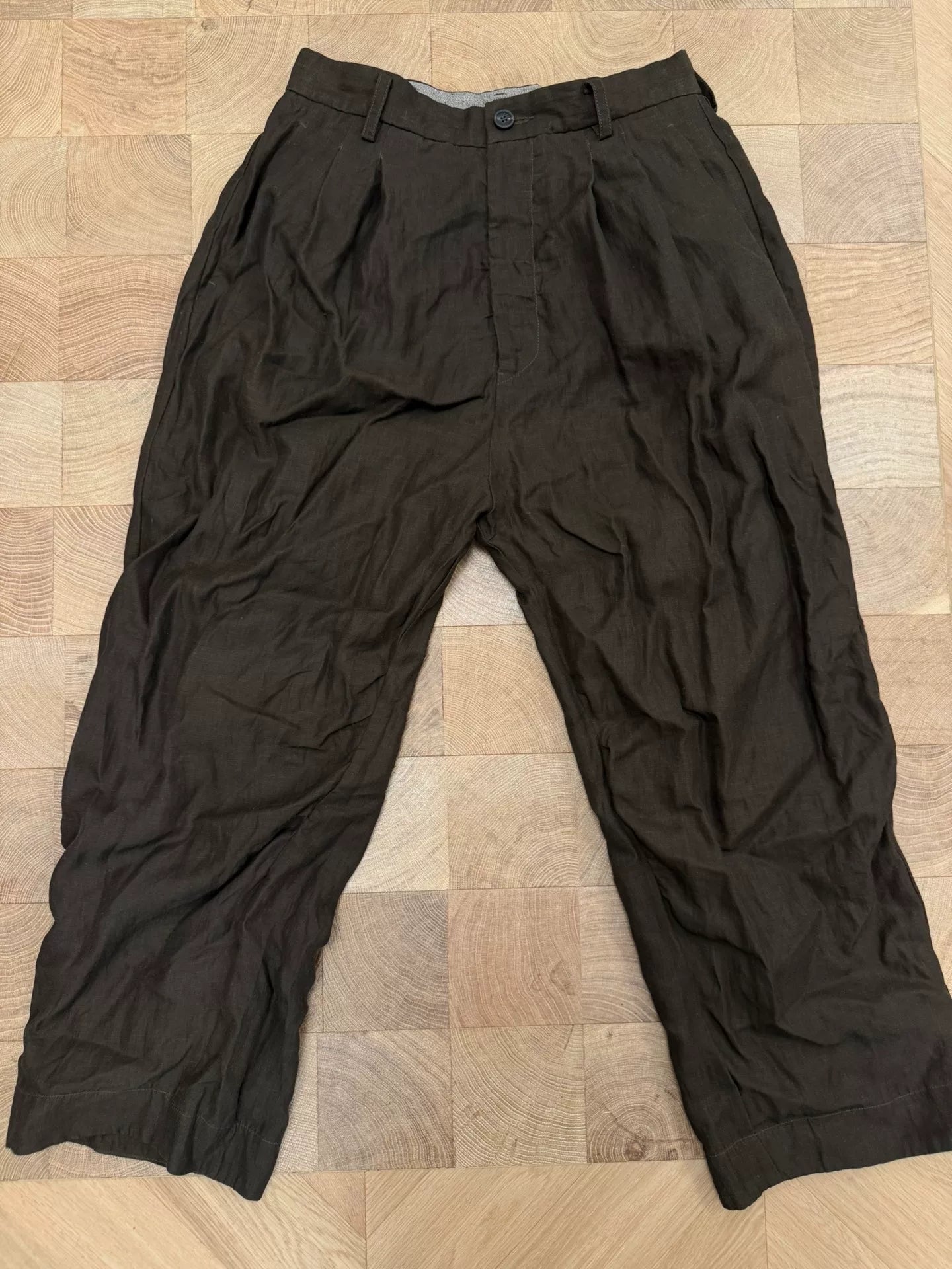 Ziggy Chen 24AW Linen Long Trousers