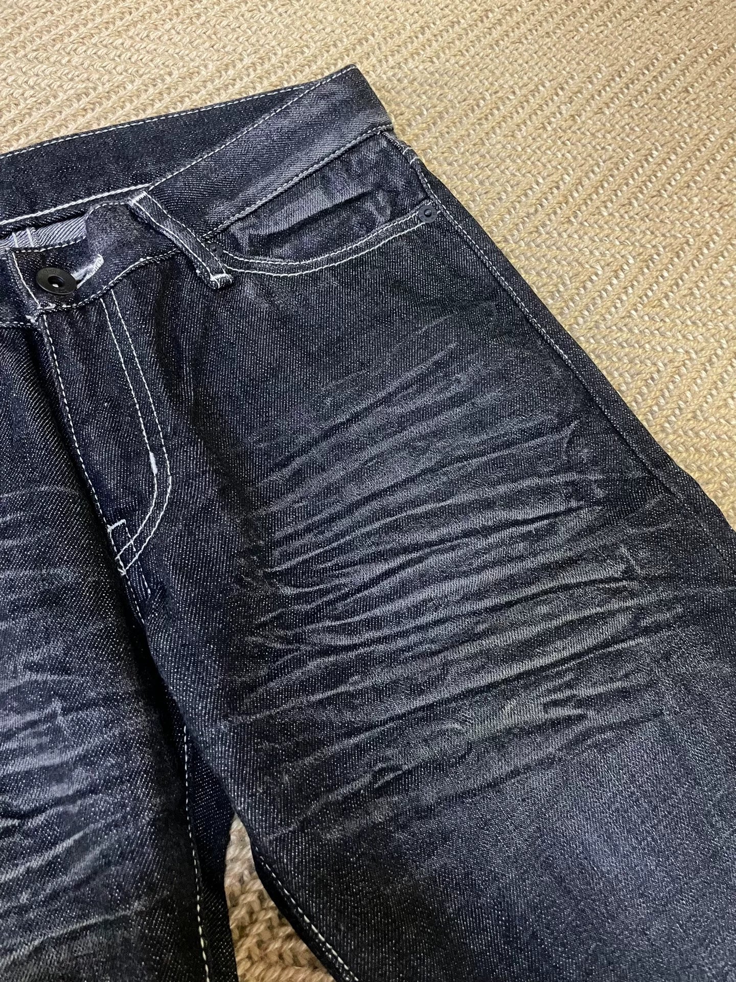 NEIGHBORHOOD 06EX Black Washed Jeans