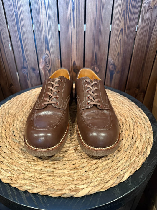 U-tip Leather Shoes with Original Box