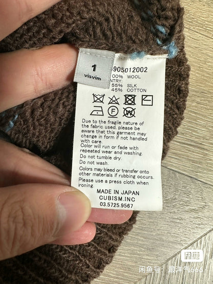 visvim selmer long cardigan wool blend