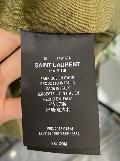 Saint Laurent Camouflage Biker Jacket