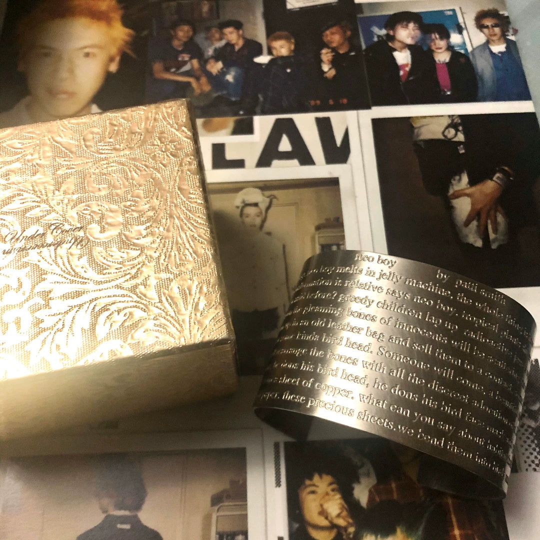 patti smith poetry cuff bracelet