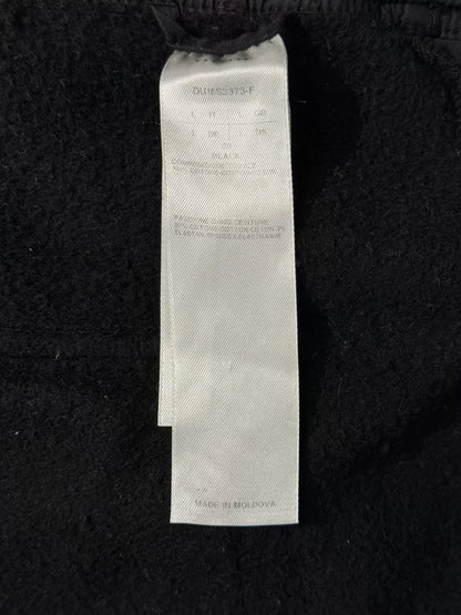 rick owens cropped black sweatpants for men