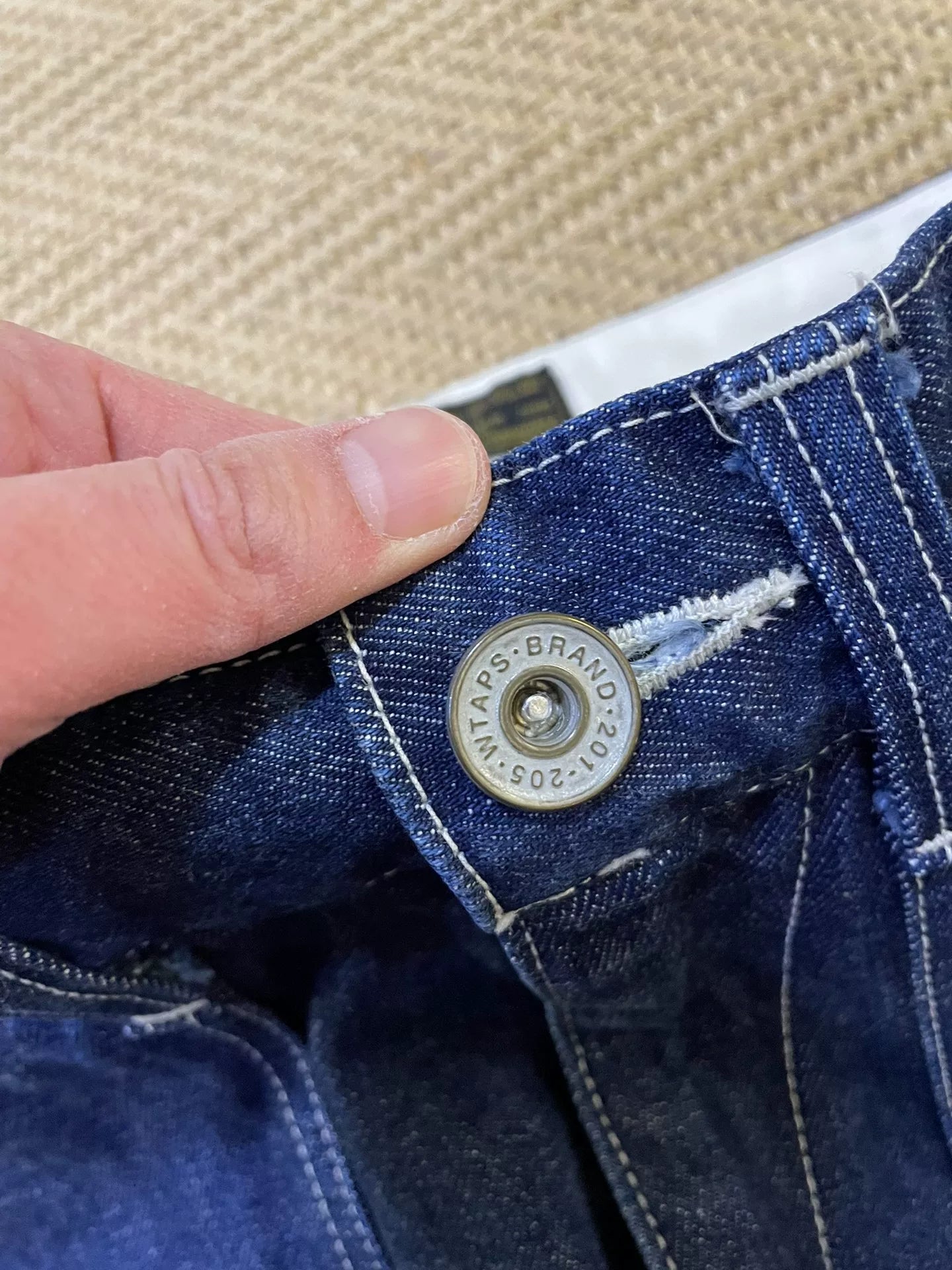 WTAPS UNION DENIM Raw Jeans